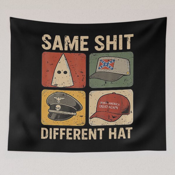 Item preview, Same Shit Different Hat Retro Vintage Funny Jokes Men Women designed and sold by HayleePacoch.