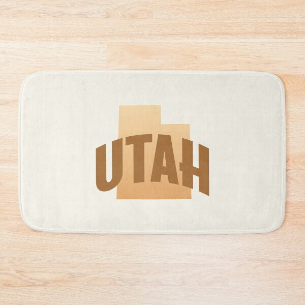 Item preview, Utah - Retro Style Curved Text with State Shape designed and sold by chosenhomes.