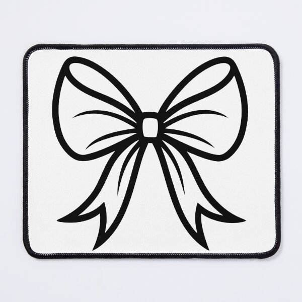 Item preview, Black Outline Ribbon Clipart | Minimalist Ribbon Digital Art | Decorative Black Ribbon Design designed and sold by PnrArtDesign.