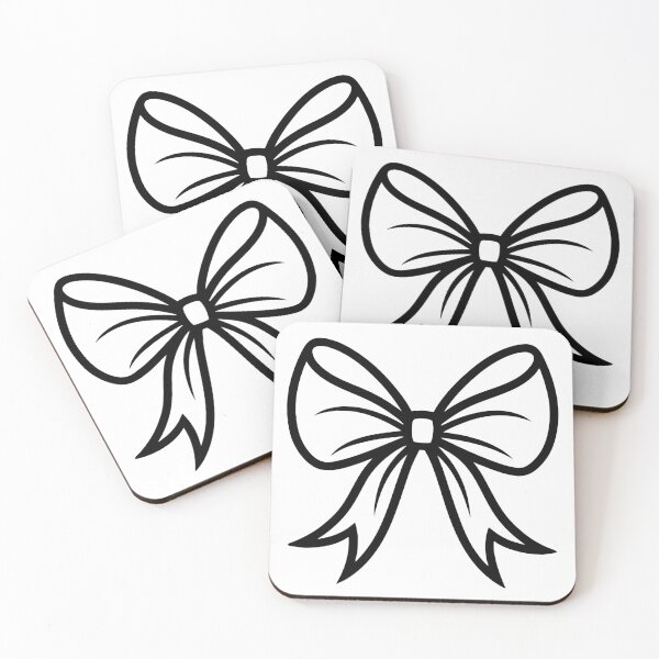 Item preview, Black Outline Ribbon Clipart | Minimalist Ribbon Digital Art | Decorative Black Ribbon Design designed and sold by PnrArtDesign.