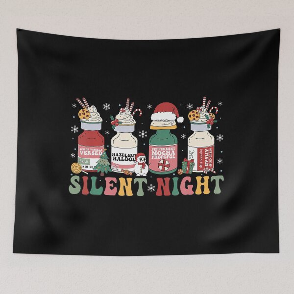 Item preview, Funny Santa Propofol Silent Night ICU Nurses Merry Christmas designed and sold by LouisaOReilly.