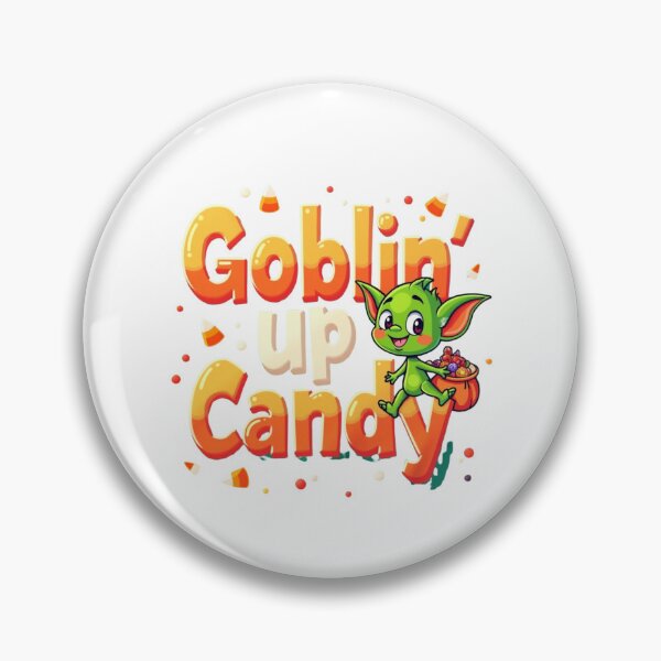 Item preview, Goblin’ Up Candy – Funny Halloween Design designed and sold by ColmarRose.