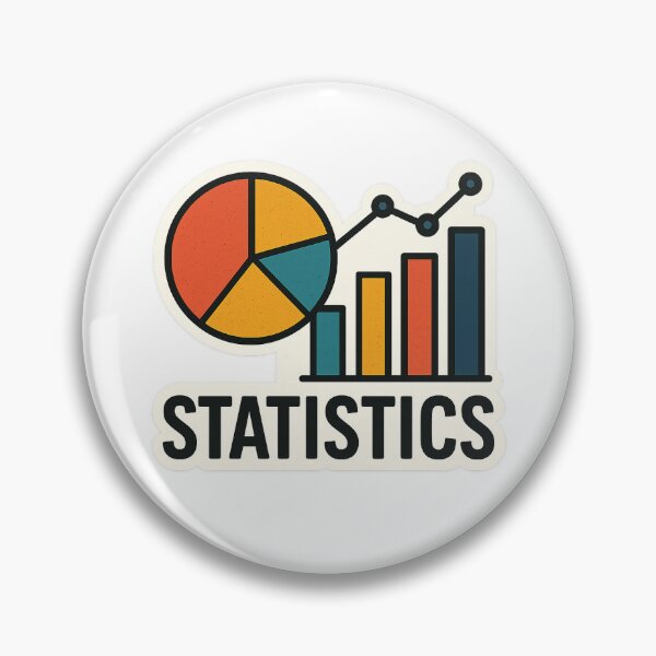 Item preview, Retro Statistics Sticker designed and sold by NerdHoard.