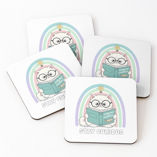 Item preview, Smart Cat Reading T-shirt – Cute Book Lover Design for Knowledge Seekers designed and sold by Print Era.