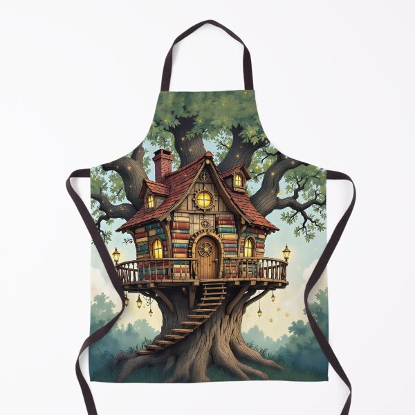 Item preview, Whimsical Treehouse Constructed From Antique Books And Brass Gears designed and sold by Wiss2Arts.