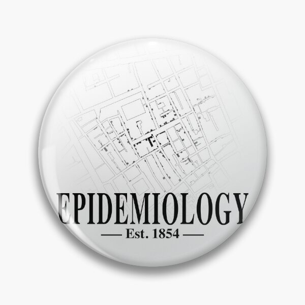 Item preview, The Origin of Epidemiology (John Snow Cholera Map) designed and sold by Young Design Lab.