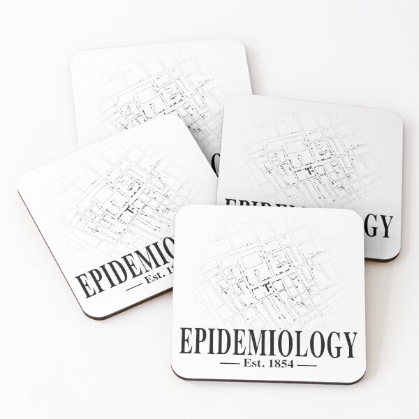 Item preview, The Origin of Epidemiology (John Snow Cholera Map) designed and sold by Young Design Lab.
