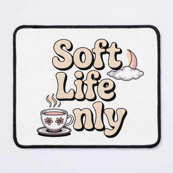 Item preview, Soft Life only Minimalist Typography designed and sold by SalahuTheBoss.