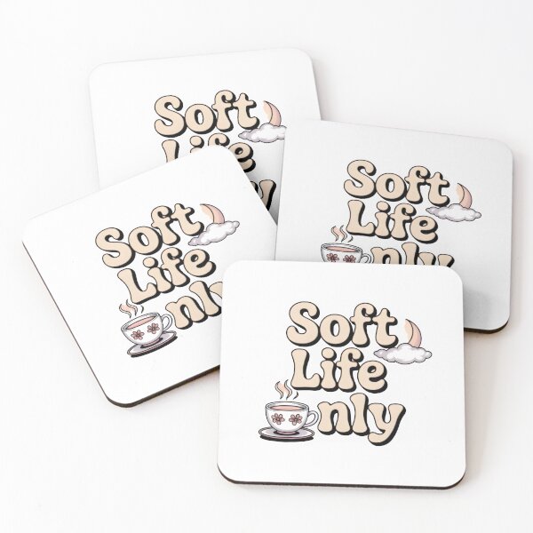 Item preview, Soft Life only Minimalist Typography designed and sold by SalahuTheBoss.