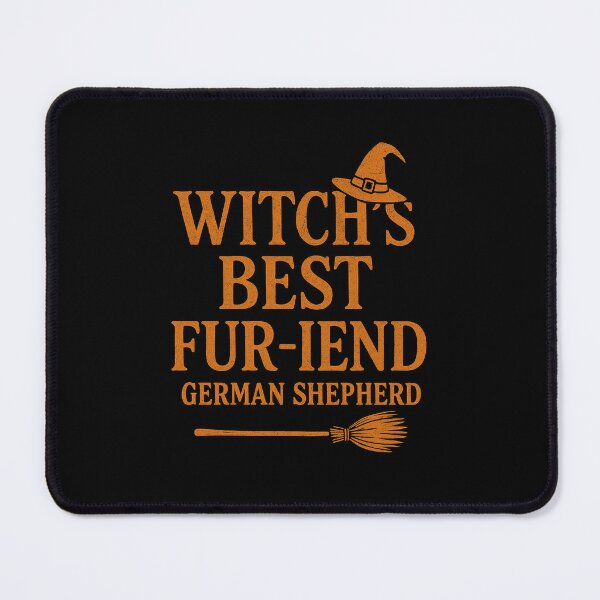 Item preview, Witch’s Best Fur-iend – German Shepherd Halloween Design designed and sold by Animal Paw Designs.