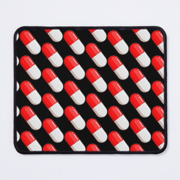 Item preview, Red White Pill - Psychedelic Cyberpunk Vibe designed and sold by criptart.