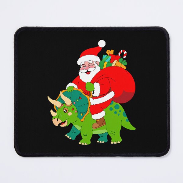 Item preview, Santa Riding Triceratops Dinosaur Christmas Xmas Squad designed and sold by Turbotine.