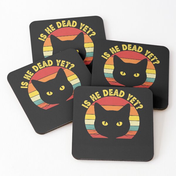 Item preview, Is He Vintage Dead Yet Funny Saying Dark Humor Gifts designed and sold by cawtoon.