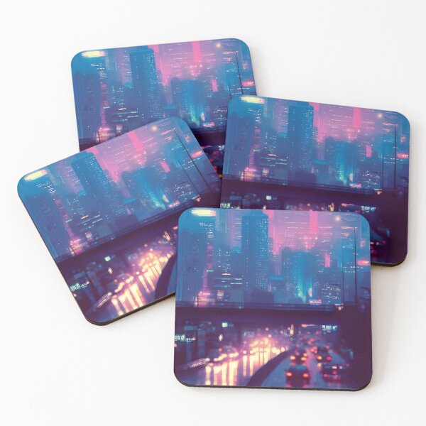Item preview, Vaporwave city designed and sold by Newrealis.