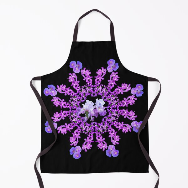 Item preview, Iris Splashacata, Orchids, Lilac Cranesbill  Mandala designed and sold by Shapes-Mania.