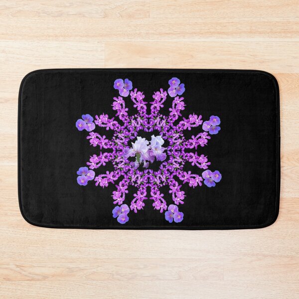 Item preview, Iris Splashacata, Orchids, Lilac Cranesbill  Mandala designed and sold by Shapes-Mania.