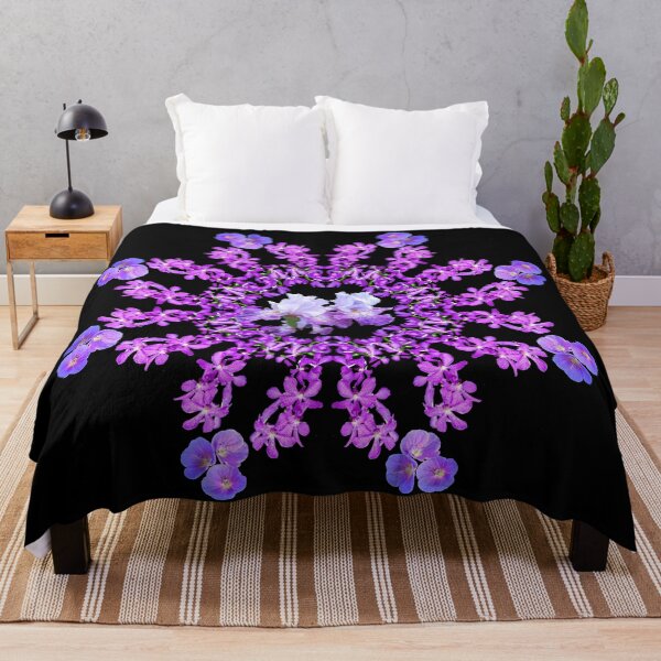 Item preview, Iris Splashacata, Orchids, Lilac Cranesbill  Mandala designed and sold by Shapes-Mania.