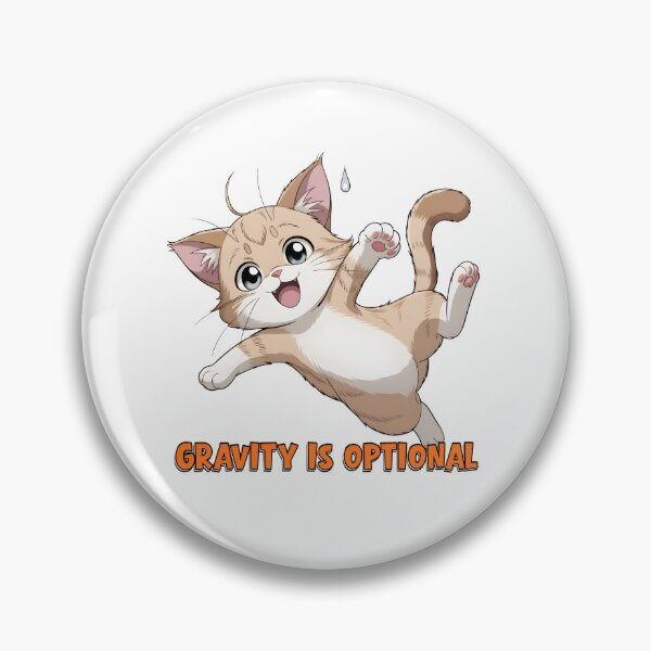 Item preview, Anime Cat Comedy: Awkward Leap & Panic Mode! - Gravity is Optional designed and sold by VibranPalette.