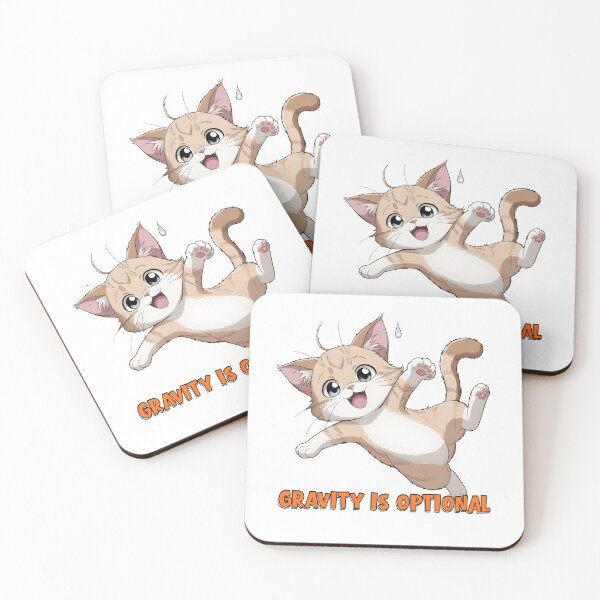 Item preview, Anime Cat Comedy: Awkward Leap & Panic Mode! - Gravity is Optional designed and sold by VibranPalette.