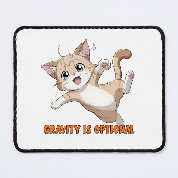 Item preview, Anime Cat Comedy: Awkward Leap & Panic Mode! - Gravity is Optional designed and sold by VibranPalette.