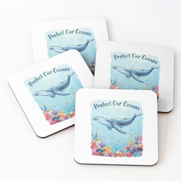 Item preview, Protect Our Oceans T-shirt – Save the Whales Ocean Conservation designed and sold by Print Era.