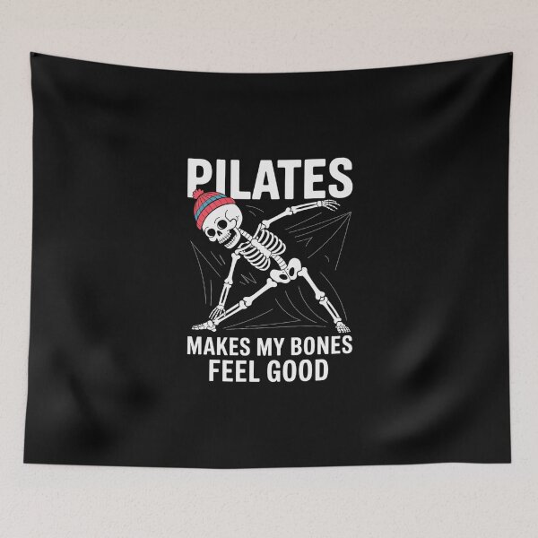 Item preview, Skeleton Pilates Meditation Xmas Funny designed and sold by DeadlockCrew.