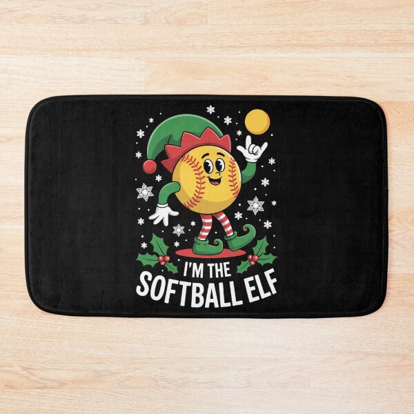 Item preview, Softball ELF Christmas designed and sold by DeadlockCrew.