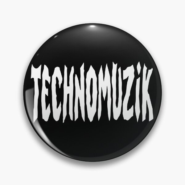 Item preview, Techno Musik  – Distressed Black and White Graphic Tee for Electronic Music Lovers designed and sold by paulo silveira.