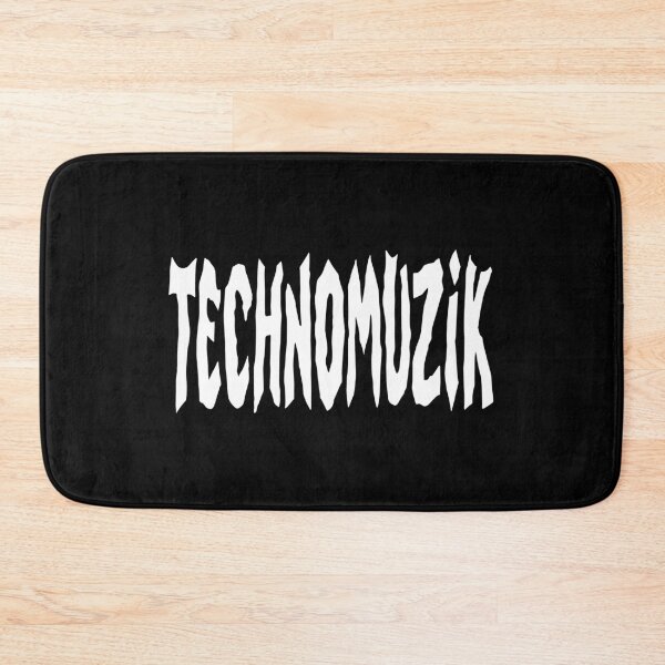Item preview, Techno Musik  – Distressed Black and White Graphic Tee for Electronic Music Lovers designed and sold by paulo silveira.