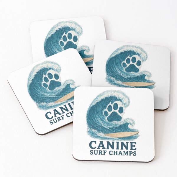 Item preview, Canine Surf Champs — Funny Dog Surfing Competition Shirt designed and sold by AdelStore.