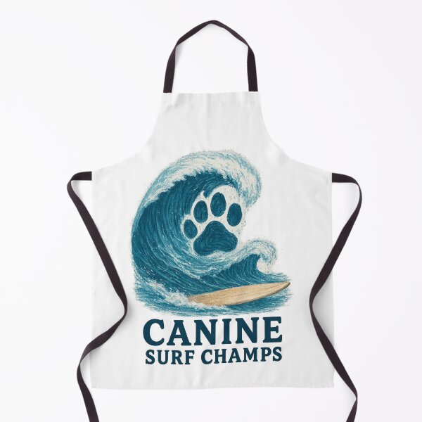 Item preview, Canine Surf Champs — Funny Dog Surfing Competition Shirt designed and sold by AdelStore.