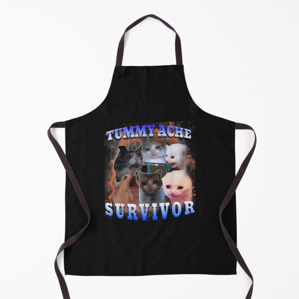 Item preview, I Survived Today'S Tummy Ache Funny Cat Meme Humor Graphic designed and sold by grumpzara.