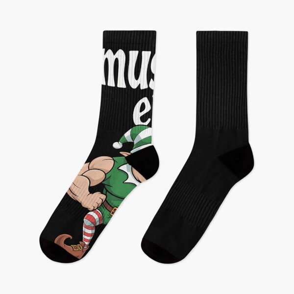 Item preview, Weightlifting Christmas Muscle Elf Gym designed and sold by DeadlockCrew.