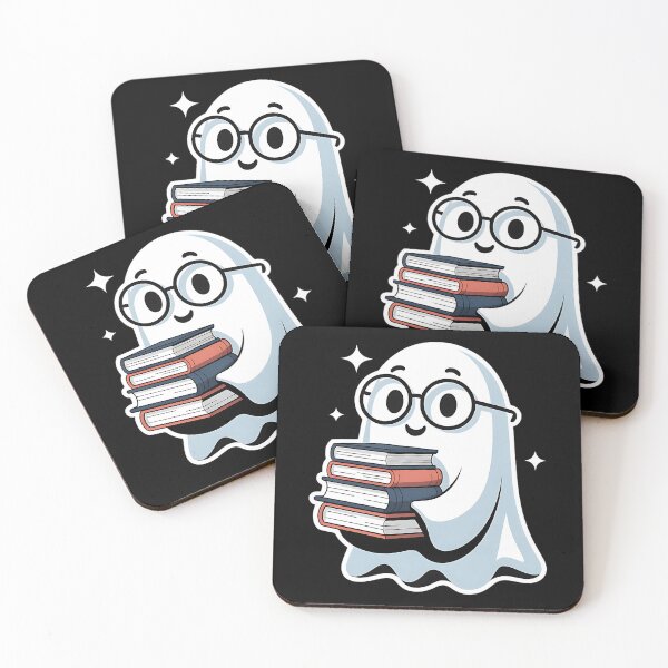 Item preview, Smart Ghost – Reading Bookworm School Spirit designed and sold by Taans-Creation.