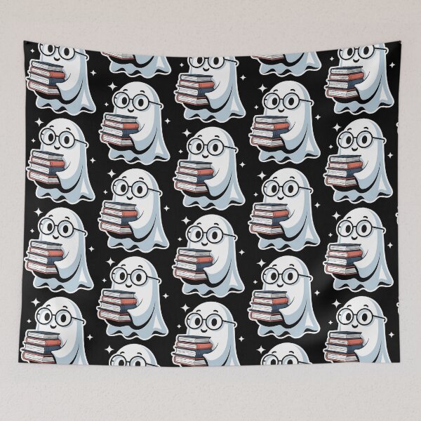 Item preview, Smart Ghost – Reading Bookworm School Spirit designed and sold by Taans-Creation.
