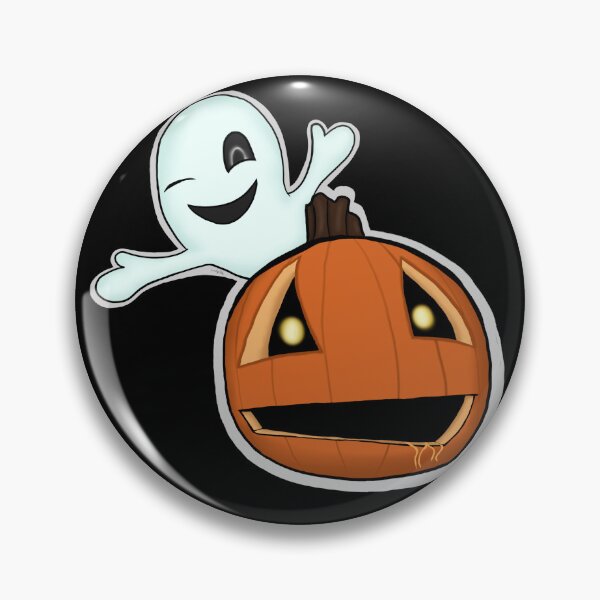 Item preview, Pumpkin and a ghost designed and sold by LadyDexth.