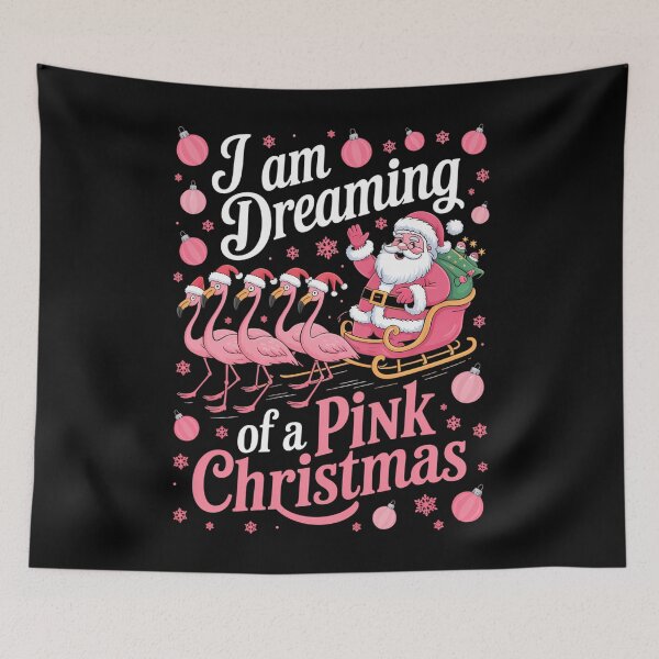 Item preview, Xmas Santa Flamingo Christmas Cute designed and sold by blueyeeti.