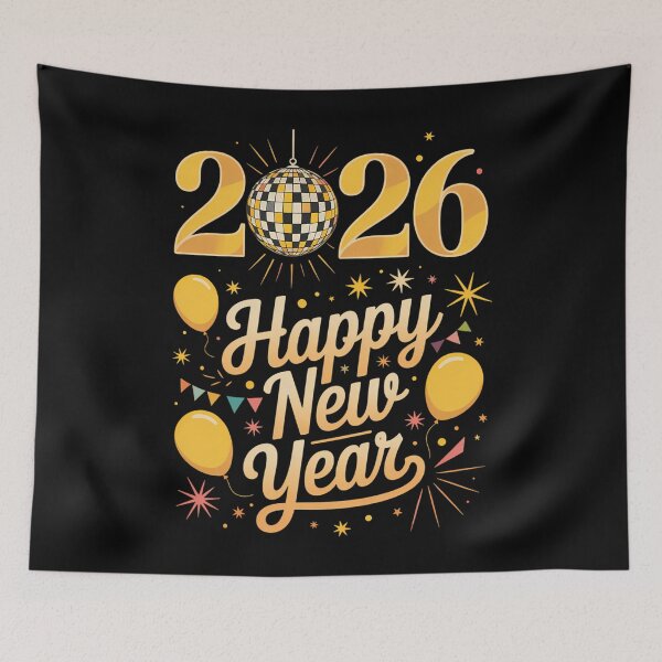 Item preview, 2026 Happy New Year designed and sold by blueyeeti.