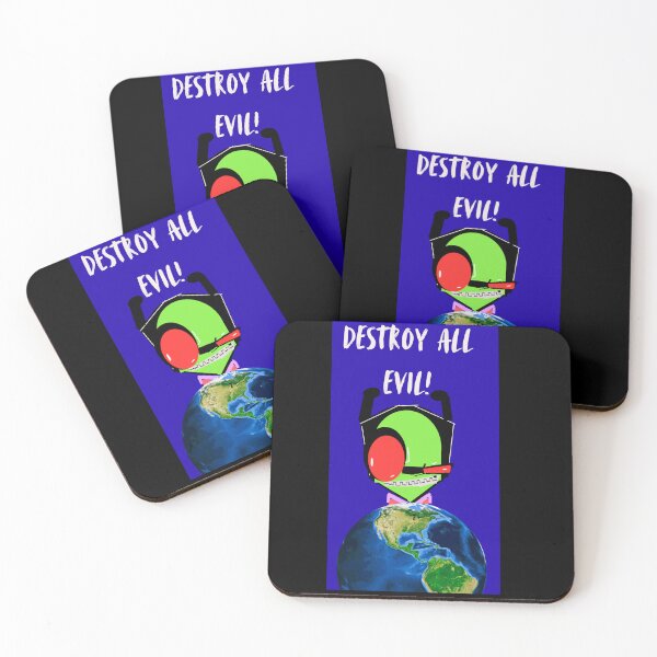 Item preview, DESTROY ALL EVIL INVADER ZIM designed and sold by GrindWardrobe.