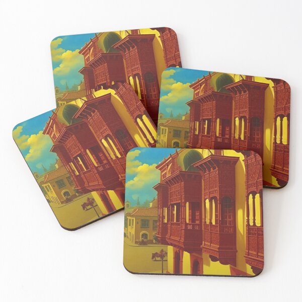 Item preview, Viceregal Lima Street at Sunset designed and sold by Black Rex.