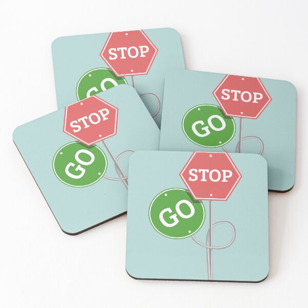 Item preview, Stop go signs designed and sold by LICENSEDLEGIT.