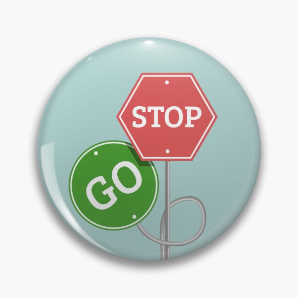 Item preview, Stop go signs designed and sold by LICENSEDLEGIT.