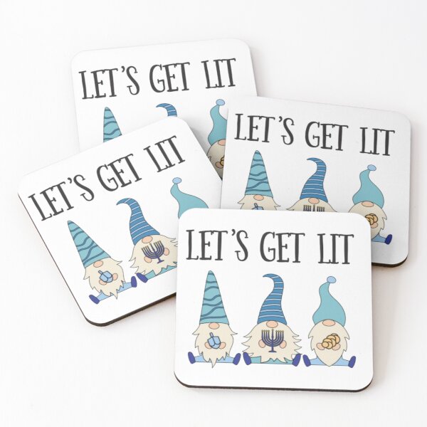Item preview, Let's Get Lit- Hanukkah Gnomes designed and sold by Love Levi.
