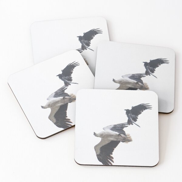Item preview, Australian Native Birds - White-bellied sea-eagle and Torresian crow designed and sold by Ozjanette90.