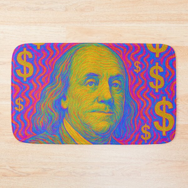 Item preview, Psychedelic Benjamins – Neon Money Vision designed and sold by getpressedshirt.
