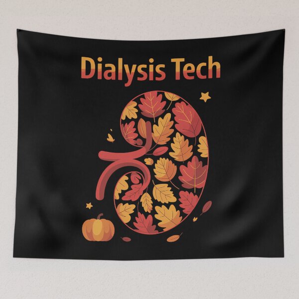 Item preview, Dialysis Tech Kidney Nephrology Nurse Fall Thanksgiving designed and sold by CookWorldLaughs.