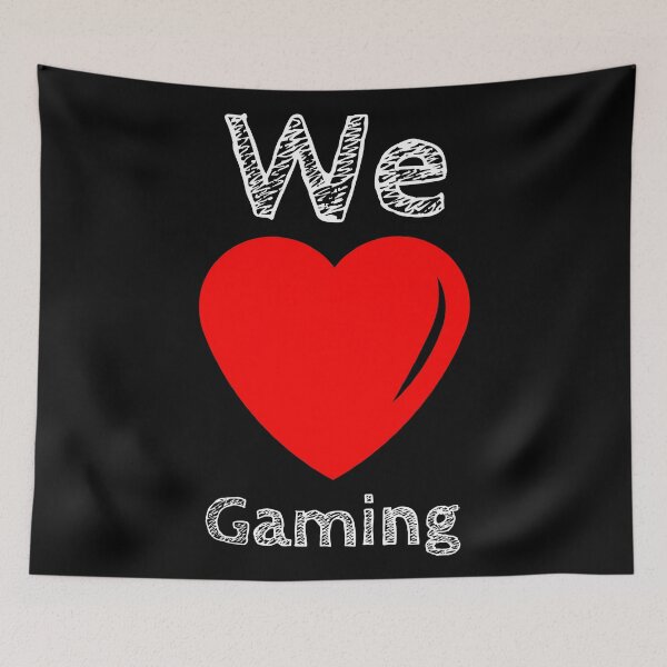Item preview, We Love Gaming - white designed and sold by AndroidZ.
