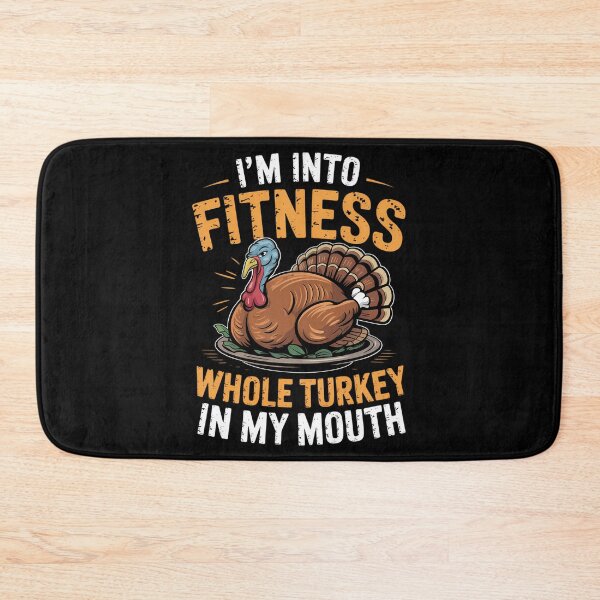 Item preview, Fitness Turkey Funny Thanksgiving designed and sold by DoorwayThreads.