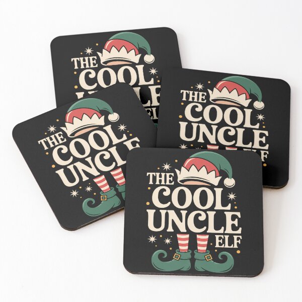 Item preview, Fun Cool Uncle Elf Family Christmas designed and sold by DoorwayThreads.