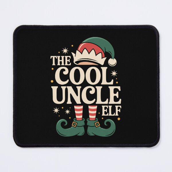 Item preview, Fun Cool Uncle Elf Family Christmas designed and sold by DoorwayThreads.
